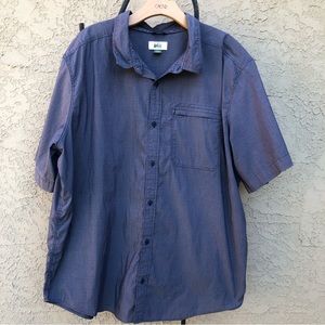 REI Button Front Shirt Sz XXL